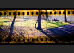Kleinbeeldfilm in Isola middenformaat camera